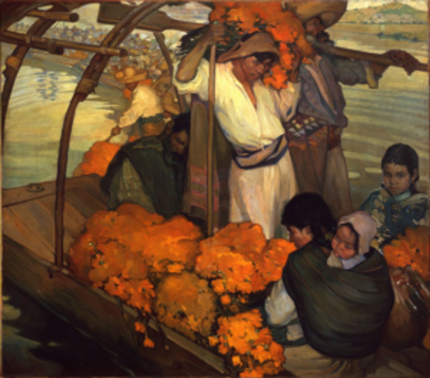 El México precolombino, sus costumbres populares y la gente del pueblo, esencia de la obra de Saturnino Herrán  Image