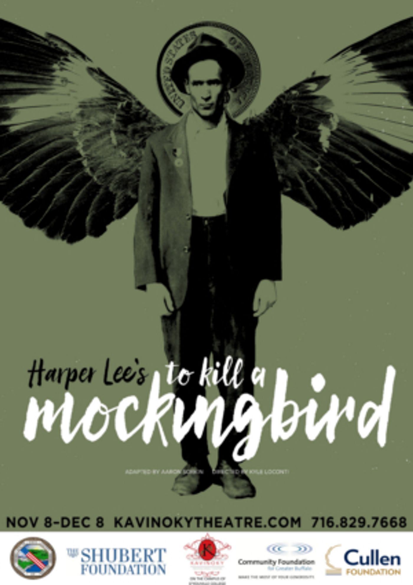 Kavinoky Theatre to Host Aaron Sorkin's TO KILL A MOCKINGBIRD Kavinoky Theatre to Host Aaron Sorkin's TO KILL A MOCKINGBIRD Image