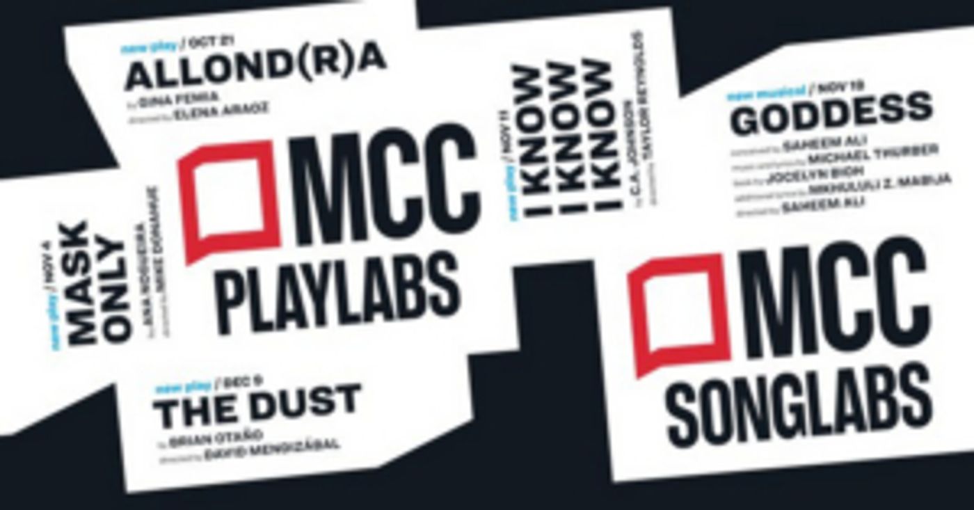 MCC Theater Announces Fall 2019 PLAYLAB And SONGLAB Readings MCC Theater Announces Fall 2019 PLAYLAB And SONGLAB Readings Image