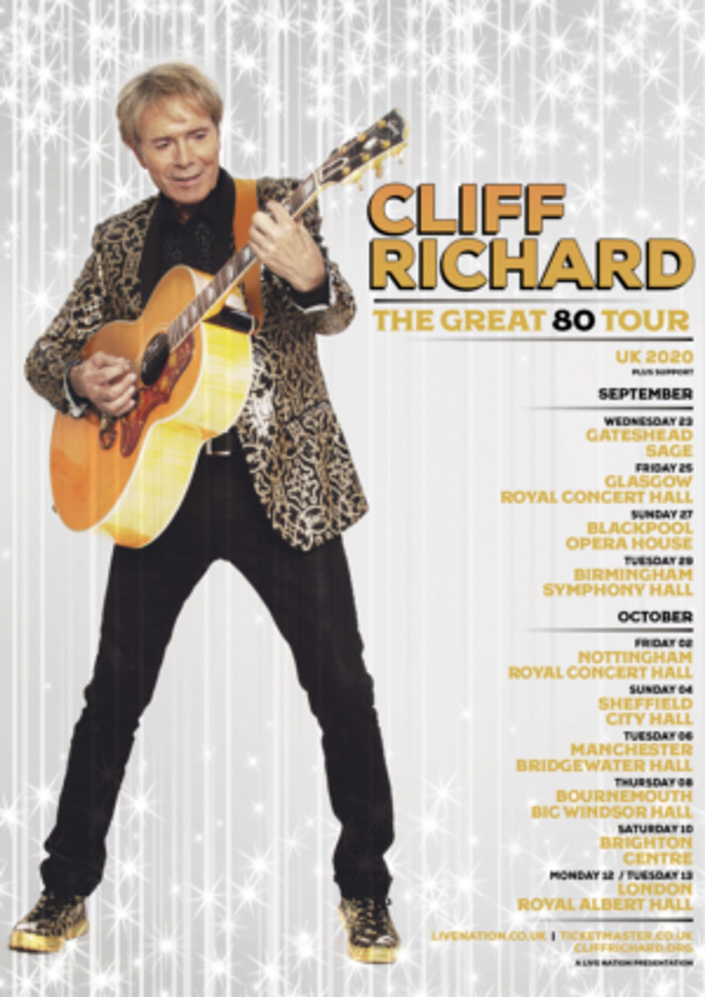 Cliff Richard Announces THE GREAT 80 TOUR Cliff Richard Announces THE GREAT 80 TOUR Image