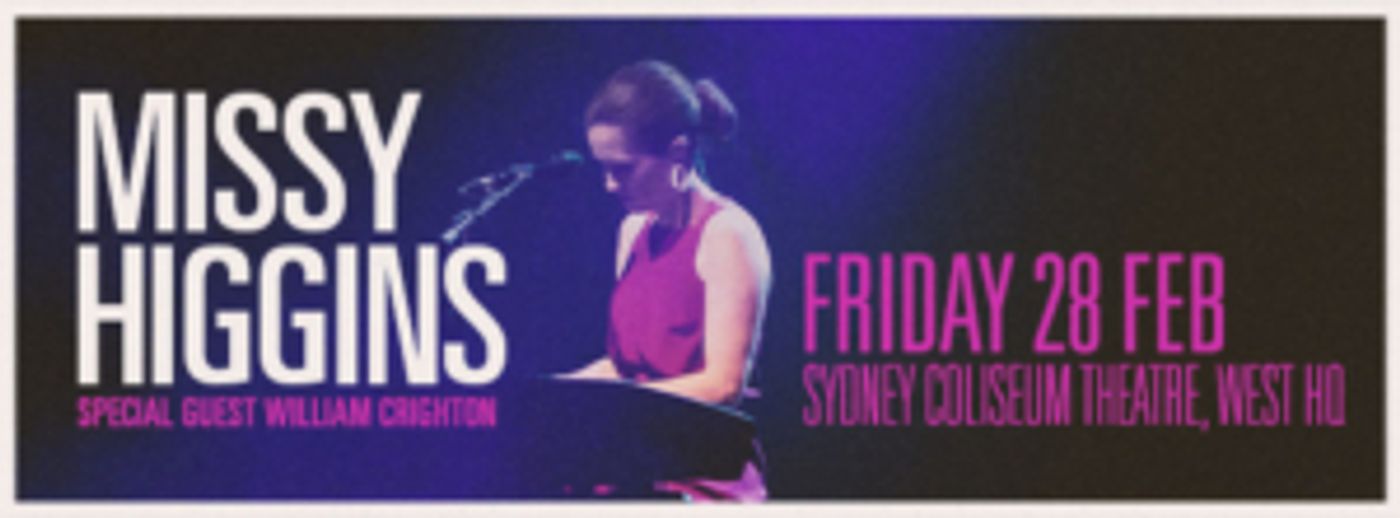 Missy Higgins Comes to Sydney Coliseum Theatre  Image