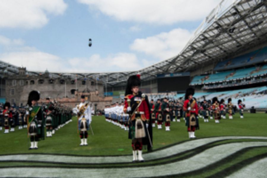 Anz Stadium Rings With The Sound Of Bagpipes and Drums As Record-Breaking Production Enters Final Rehearsal Image