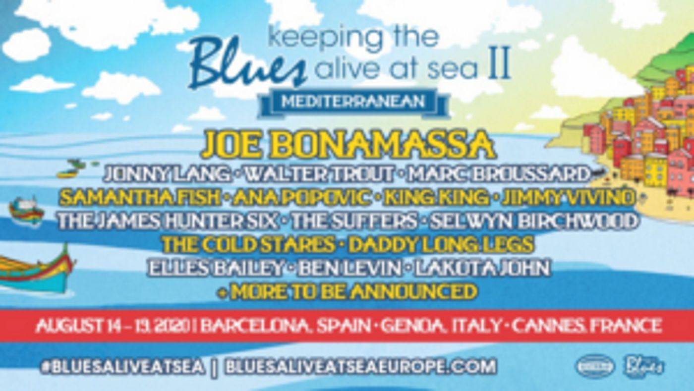 Joe Bonamassa Announces 10 New Acts for 2nd Annual Mediterranean Cruise Joe Bonamassa Announces 10 New Acts for 2nd Annual Mediterranean Cruise Image