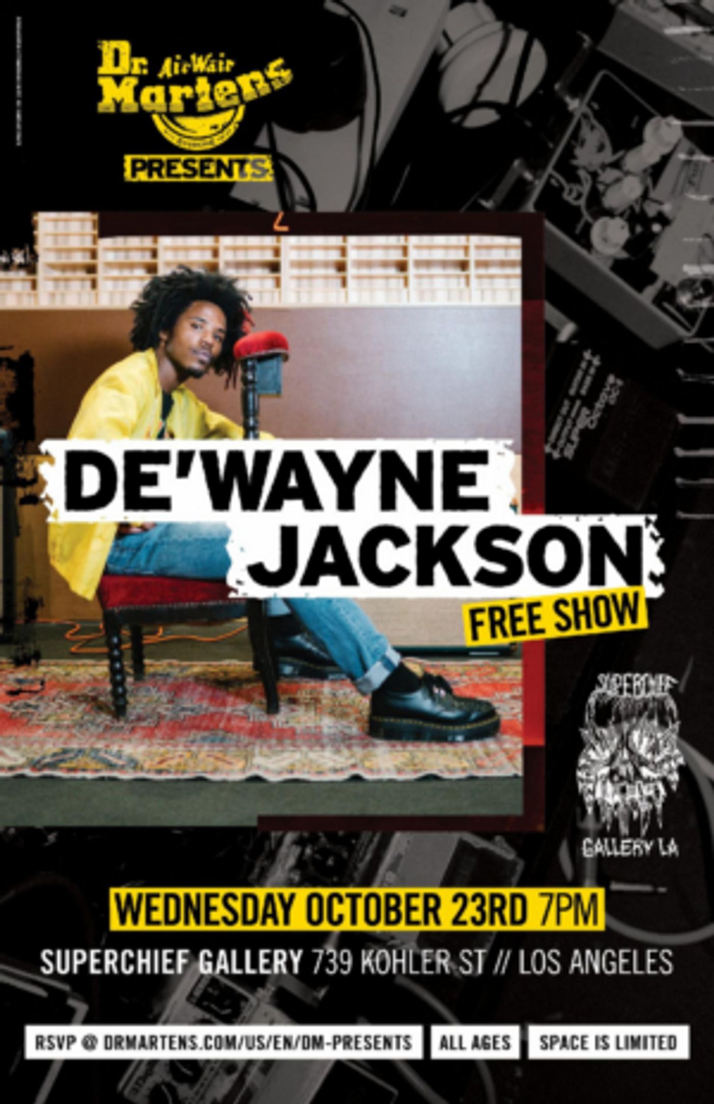 De'Wayne Jackson to be Headline Dr. Martens Music & Film Concert Series In L.A. De'Wayne Jackson to be Headline Dr. Martens Music & Film Concert Series In L.A. Image