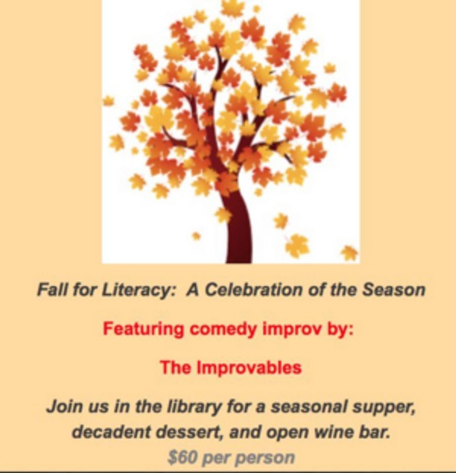 FALL FOR LITERACY, A CELEBRATION OF THE SEASON to Benefit LVSC on 10/25 at Bridgewater Public Library Image