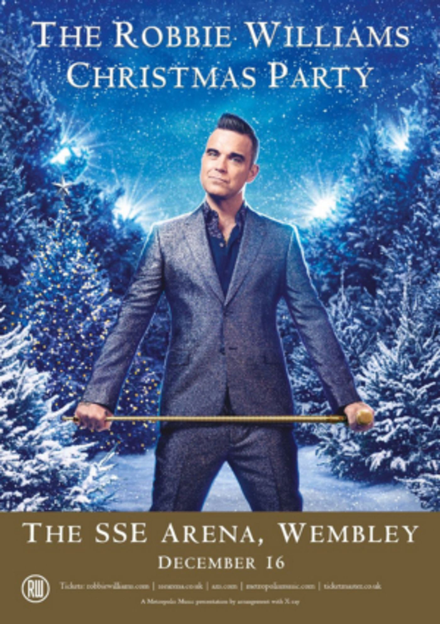 Robbie Williams Announces 'The Robbie Williams Christmas Party' at The SSE Arena  Image