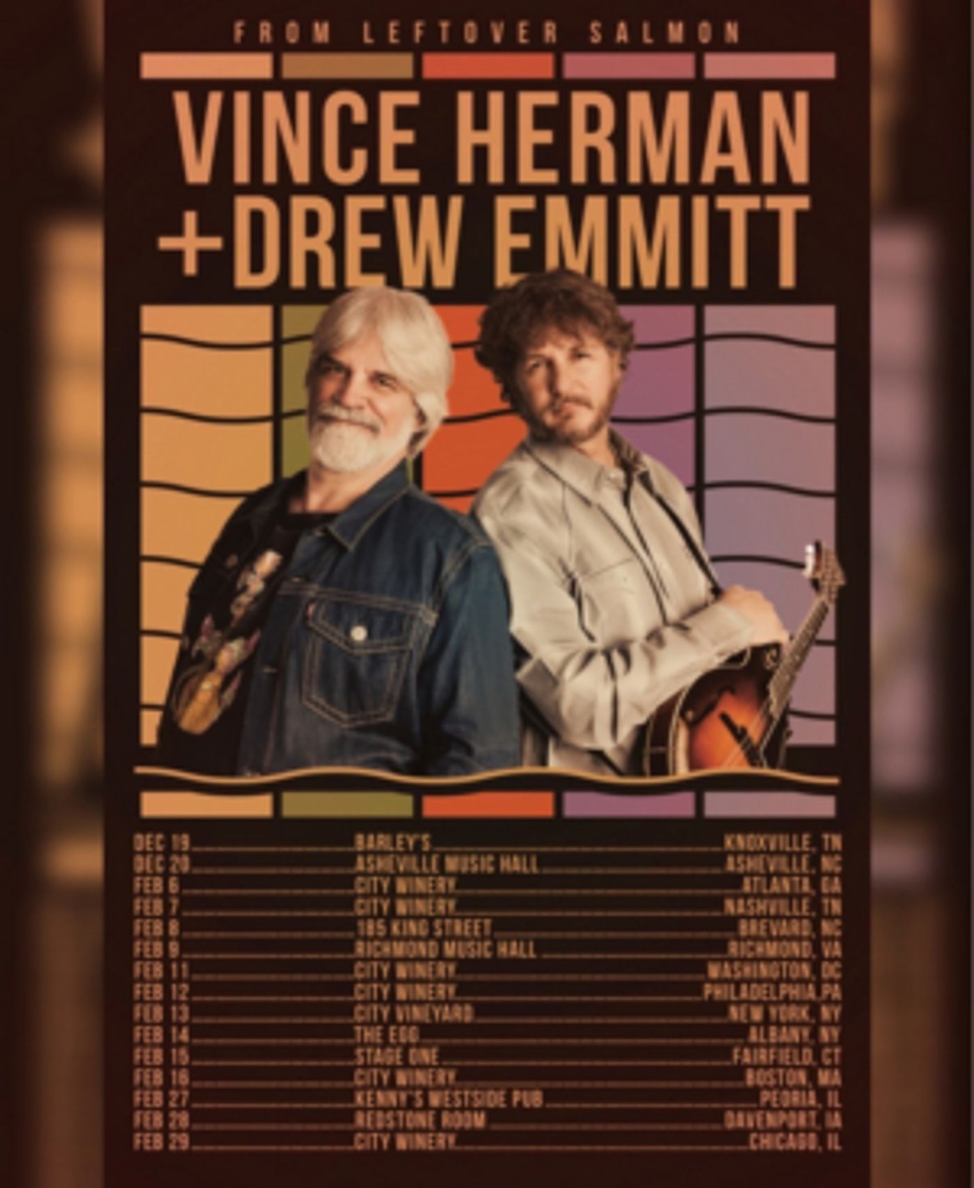 Vince Herman & Drew Emmitt Will Tour This Winter Vince Herman & Drew Emmitt Will Tour This Winter Image