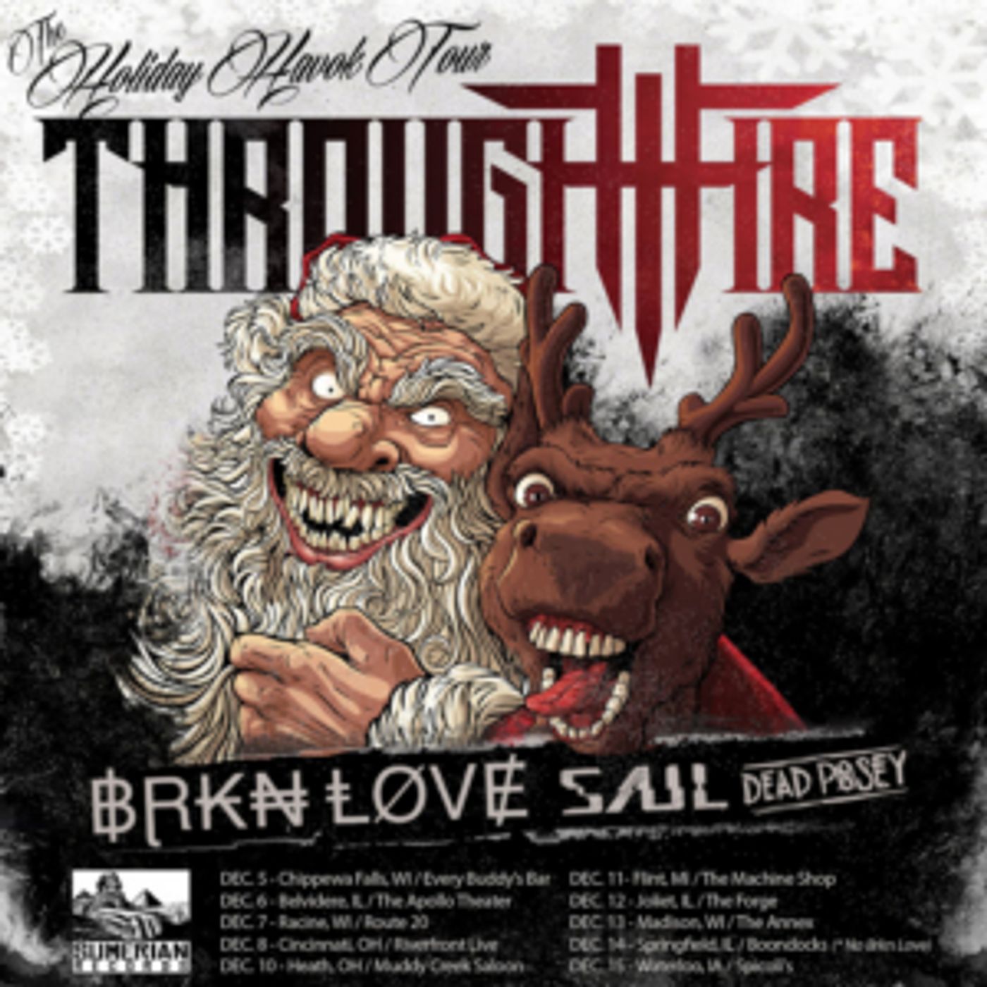 Through Fire Announces 'The Holiday Havok Tour'  Image