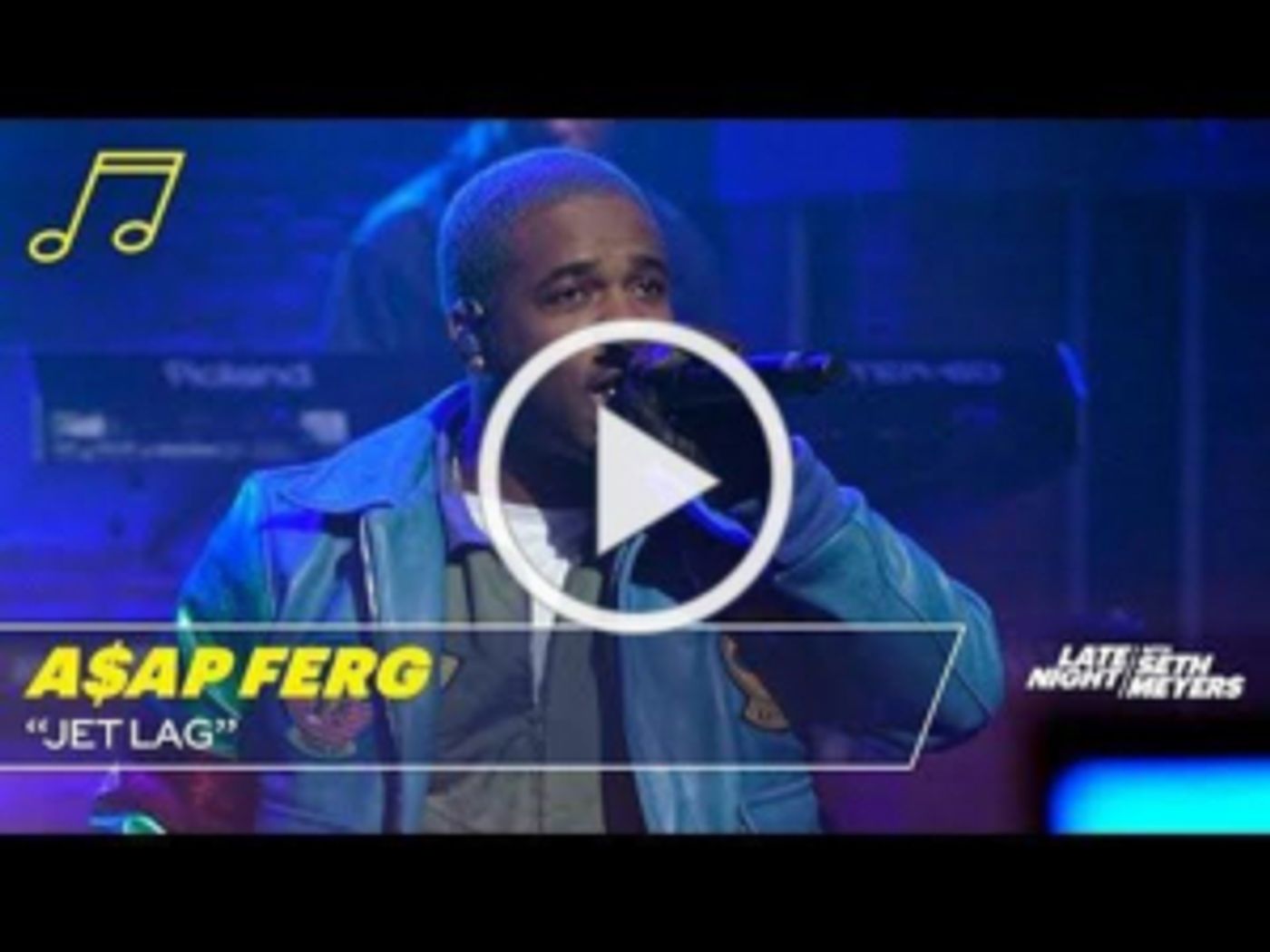 A$AP Ferg Performs 'Jetlag' On The Late Show With Seth Meyers  Image