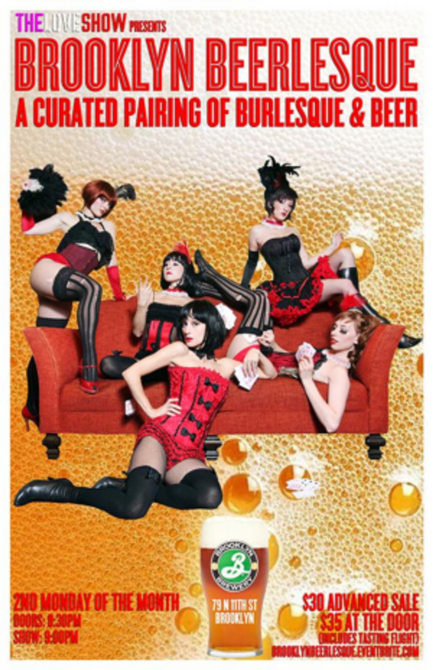 THE LOVE SHOW Announces The Cast For The November 11th Edition Of BROOKLYN BEERLESQUE At Brooklyn Brewery  Image