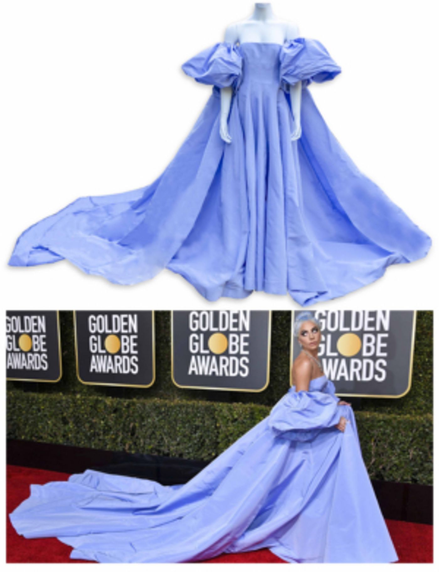 Lady Gaga's Dress Worn at the 2019 Golden Globes to be Auctioned Lady Gaga's Dress Worn at the 2019 Golden Globes to be Auctioned Image