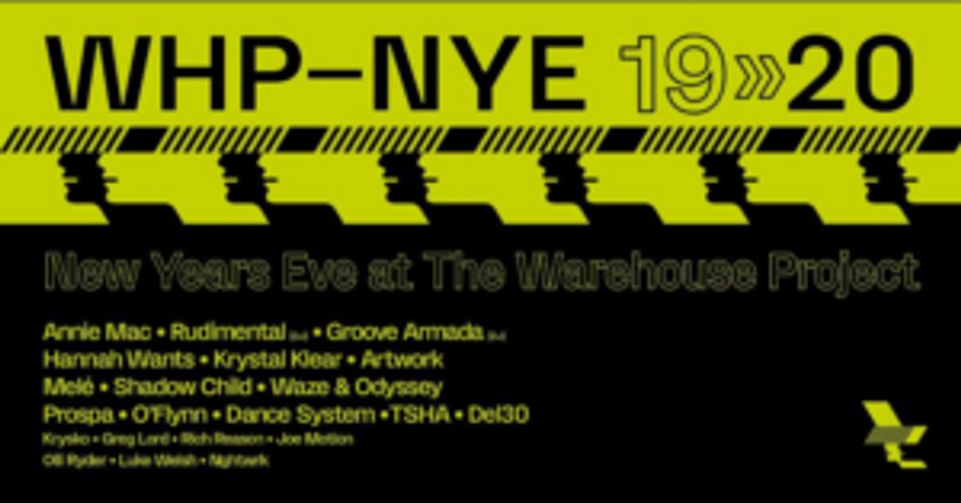 Rudimental, Annie Mac, & More Join The Warehouse Project New Year's Eve Lineup  Image