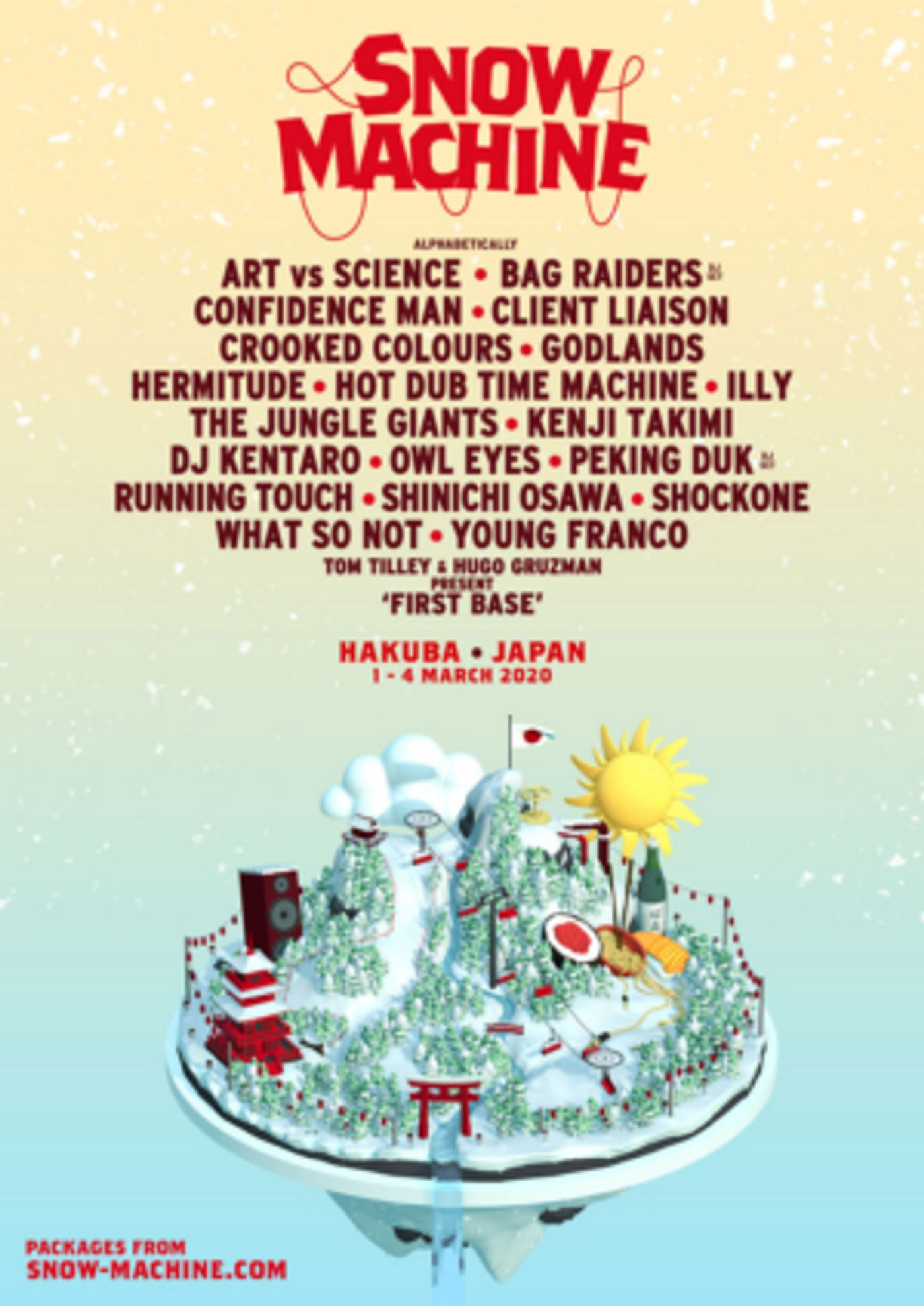 Snow Machine Announces 2020 Debut Festival in Japan  Image