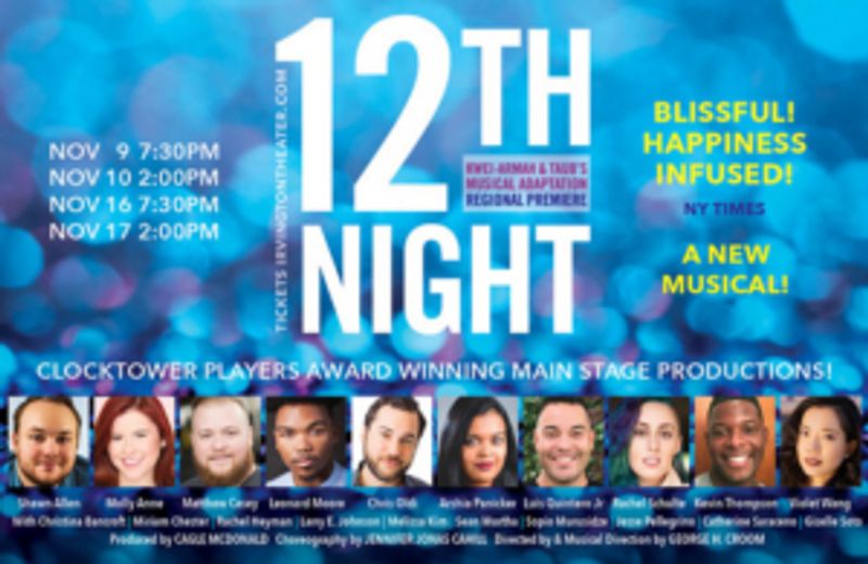 Clocktower Players Will Present Musical Adaptation of 12TH NIGHT Image