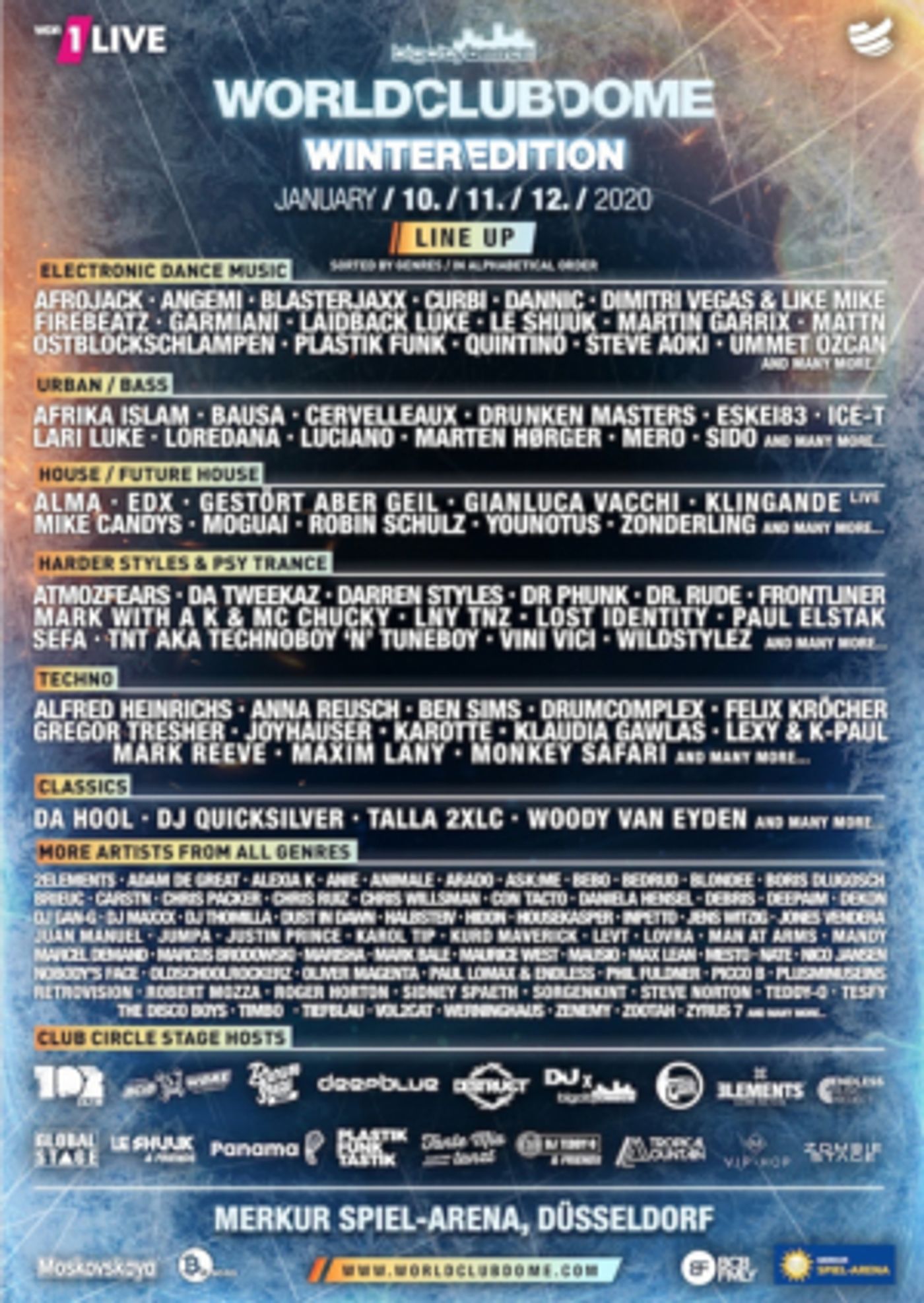 BigCityBeats WORLD CLUB DOME: Winter Edition Announces Genre Lineup  Image