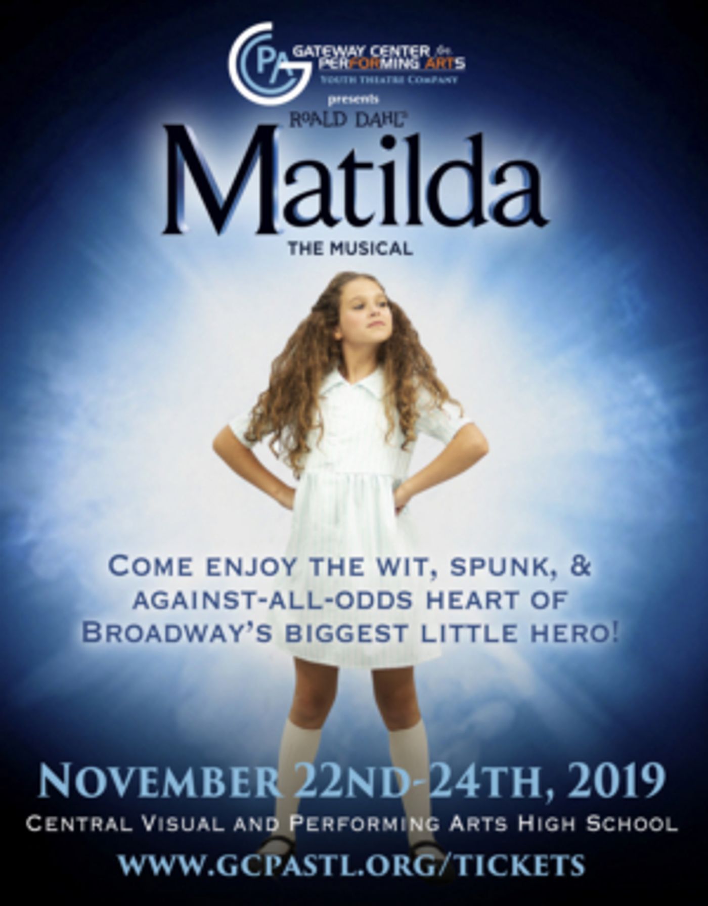 Gateway Center for Performing Arts' Youth Theatre Company to Open 2019-2020 Season With MATILDA THE MUSICAL Gateway Center for Performing Arts' Youth Theatre Company to Open 2019-2020 Season With MATILDA THE MUSICAL Image