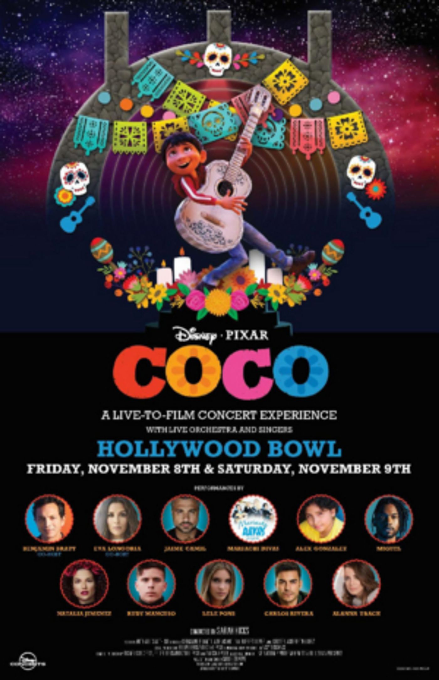 Disney and Pixar's COCO Comes to the Hollywood Bowl Nov. 8 & 9 Disney and Pixar's COCO Comes to the Hollywood Bowl Nov. 8 & 9 Image