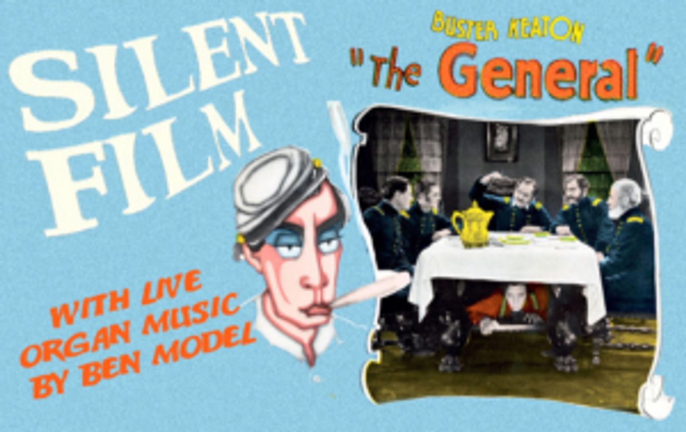 Patchogue Theatre Presents Silent Film: THE GENERAL with Live Organ Music By Ben Model  Image