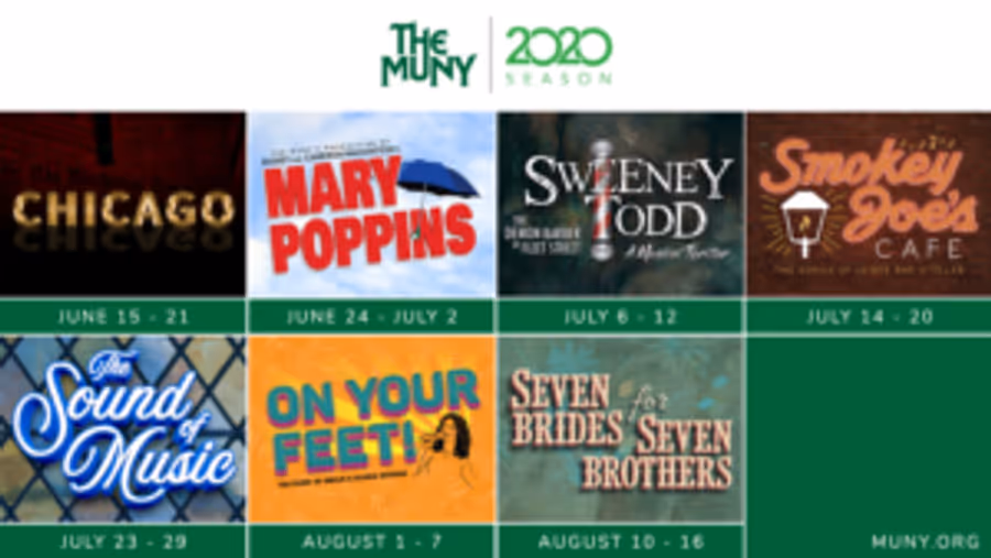 Muny Announces 2020 Season Featuring ON YOUR FEET, MARY POPPINS, SWEENEY TODD & More! Image