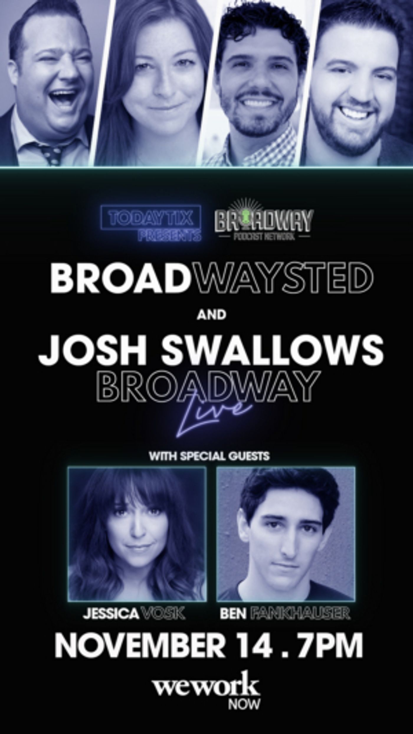 Ben Fankhauser and Jessica Vosk Will Take Part in Theatre Podcasts' Live Recordings  Image