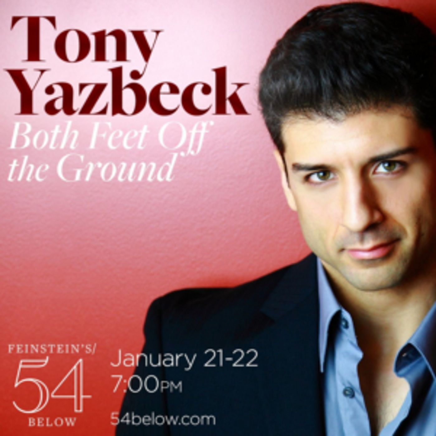 Tony Yazbeck Is Returning to Feinstein's/54 Below in 2020 With BOTH FEET OFF THE GROUND  Image