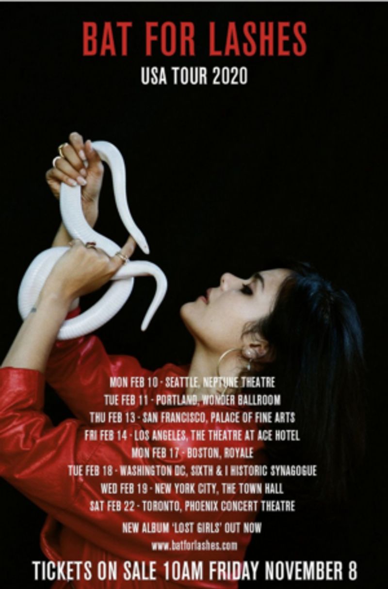 Bat For Lashes to Tour North America this Winter Image