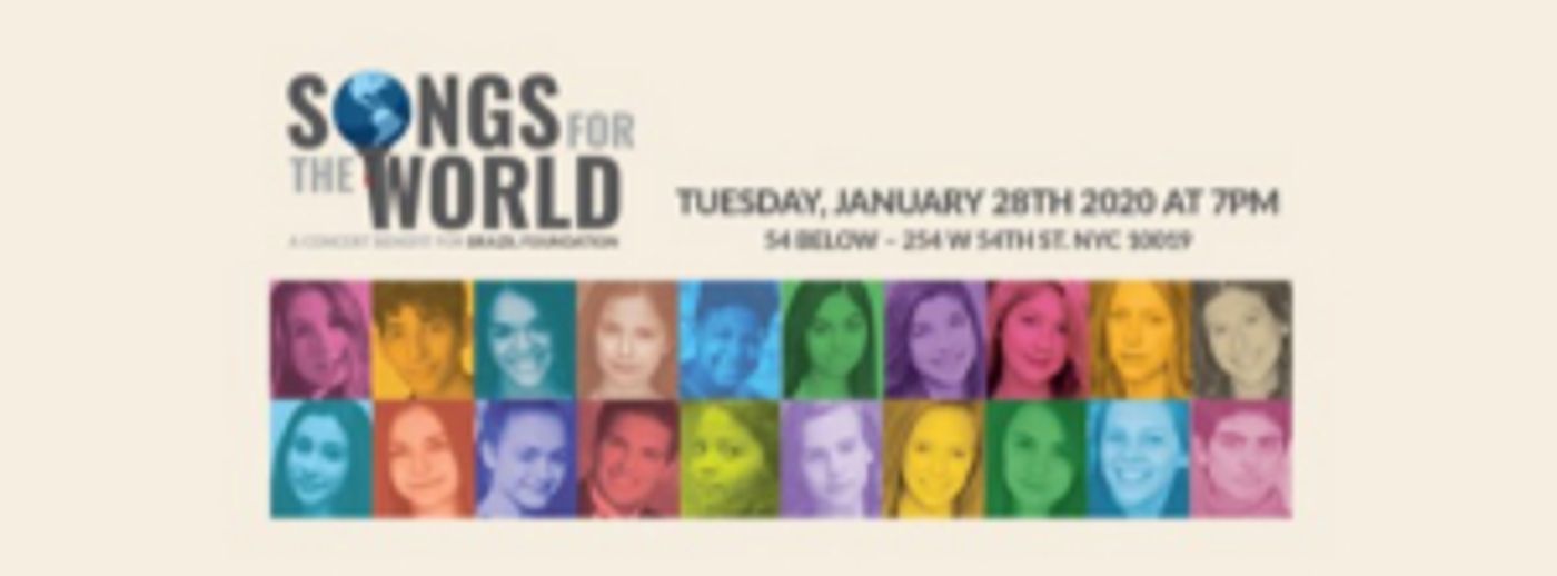 Feinstein's/54 Below to Present SONGS FOR THE WORLD  Image