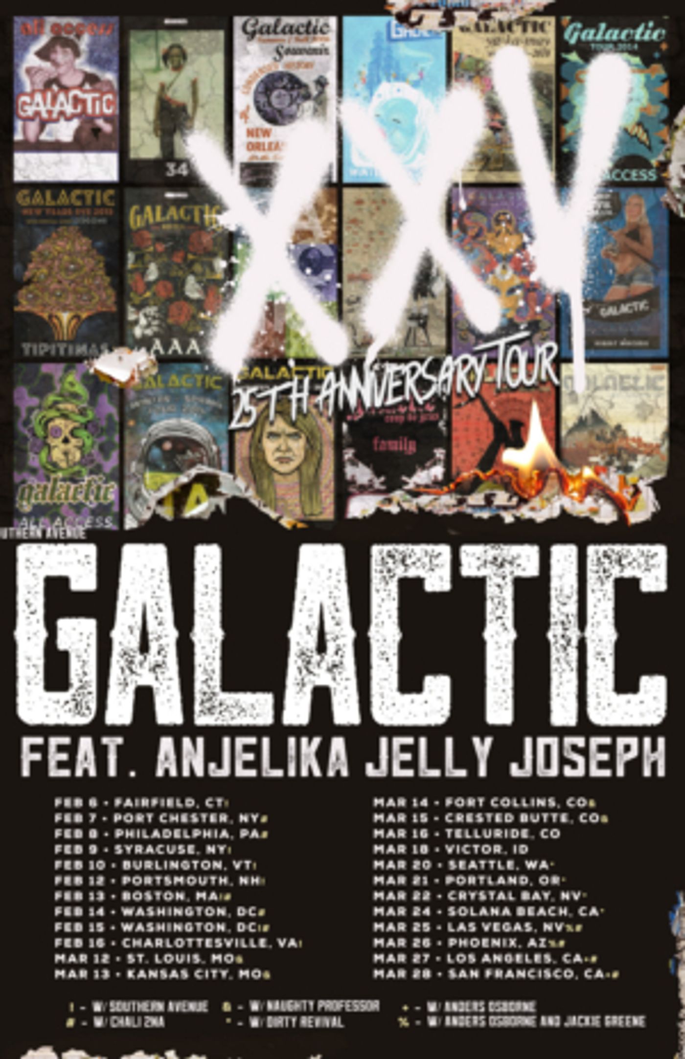 Galactic Announces 25th Anniversary Tour  Image