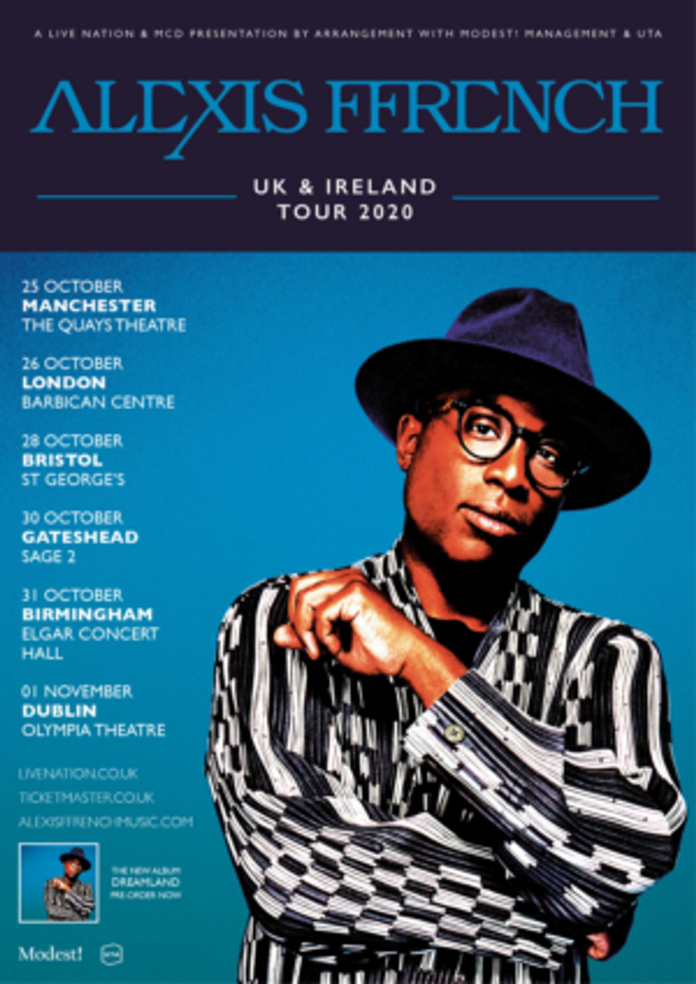 Alexis Ffrench Announces U.K. Tour Alexis Ffrench Announces U.K. Tour Image