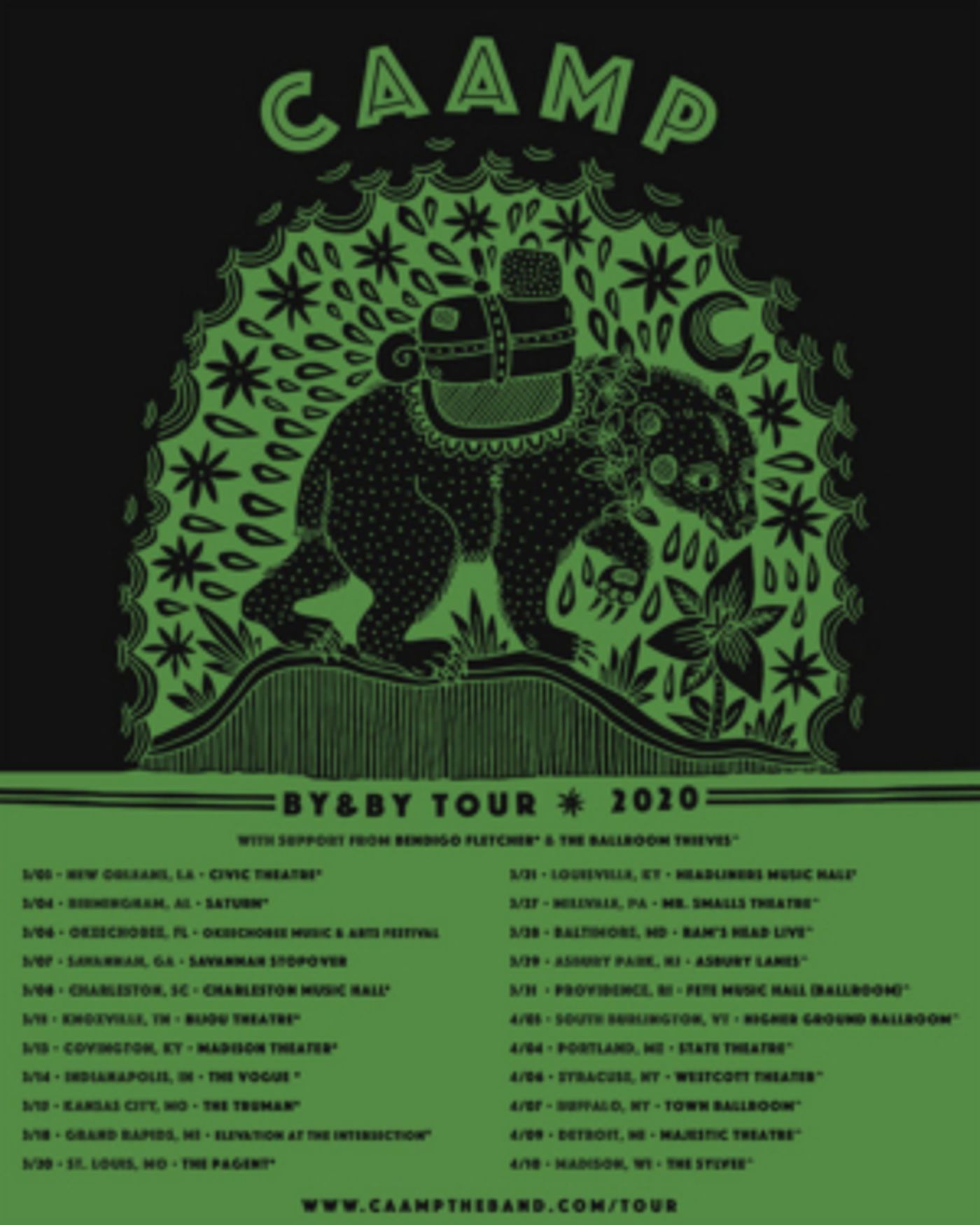 Caamp Announce New Spring 2020 North American Tour Dates  Image