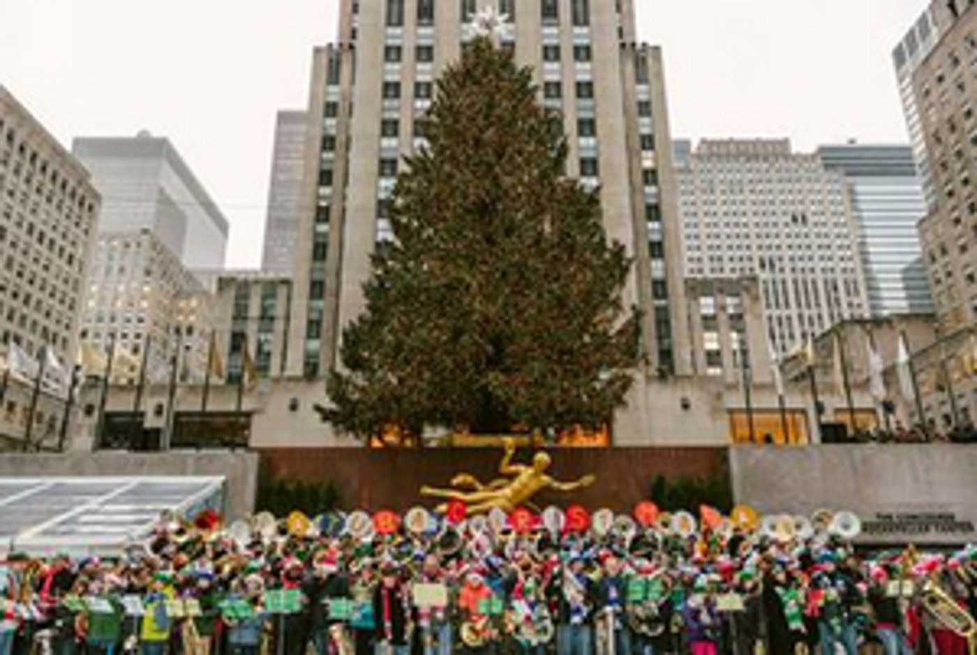 Join Tenor and Bass Tuba Players for Holiday Sing Along at Merry Tuba Christmas at The Rink at Rockefeller Center  Image