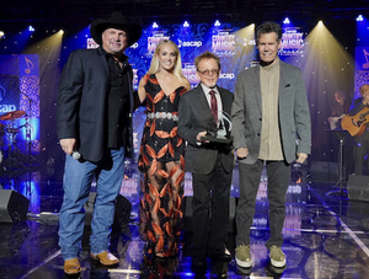 Randy Travis Presented ASCAP Founders Award By Garth Brooks, Carrie Underwood and Paul Williams  Image