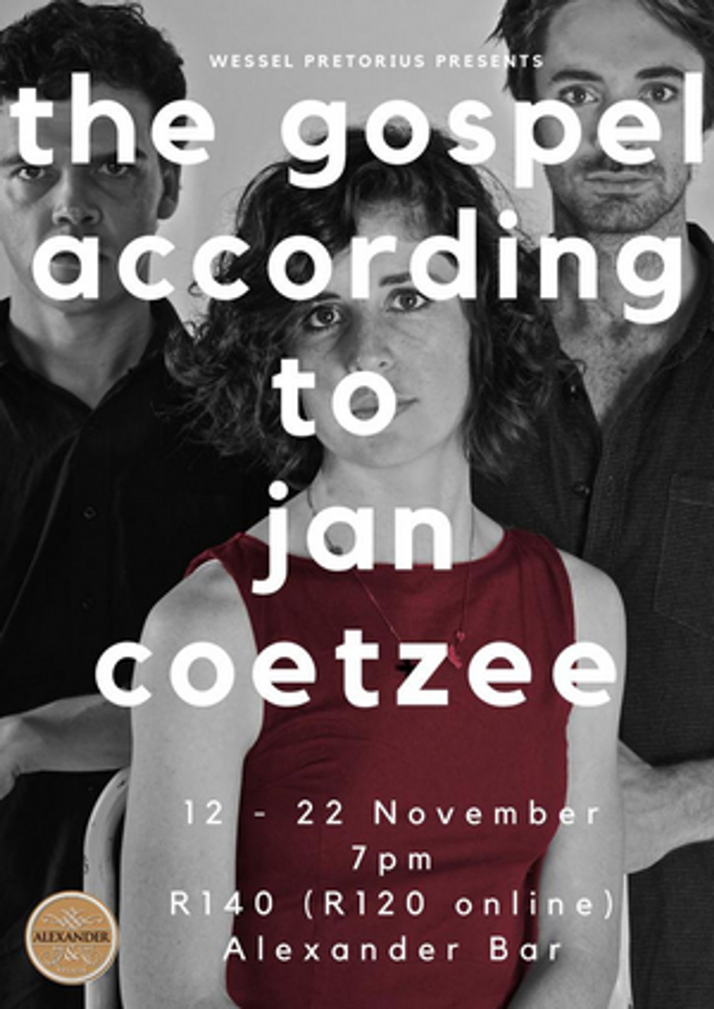 THE GOSPEL ACCORDING TO JAN COETZEE will Premiere at Alexander Bar and Theatre THE GOSPEL ACCORDING TO JAN COETZEE will Premiere at Alexander Bar and Theatre Image