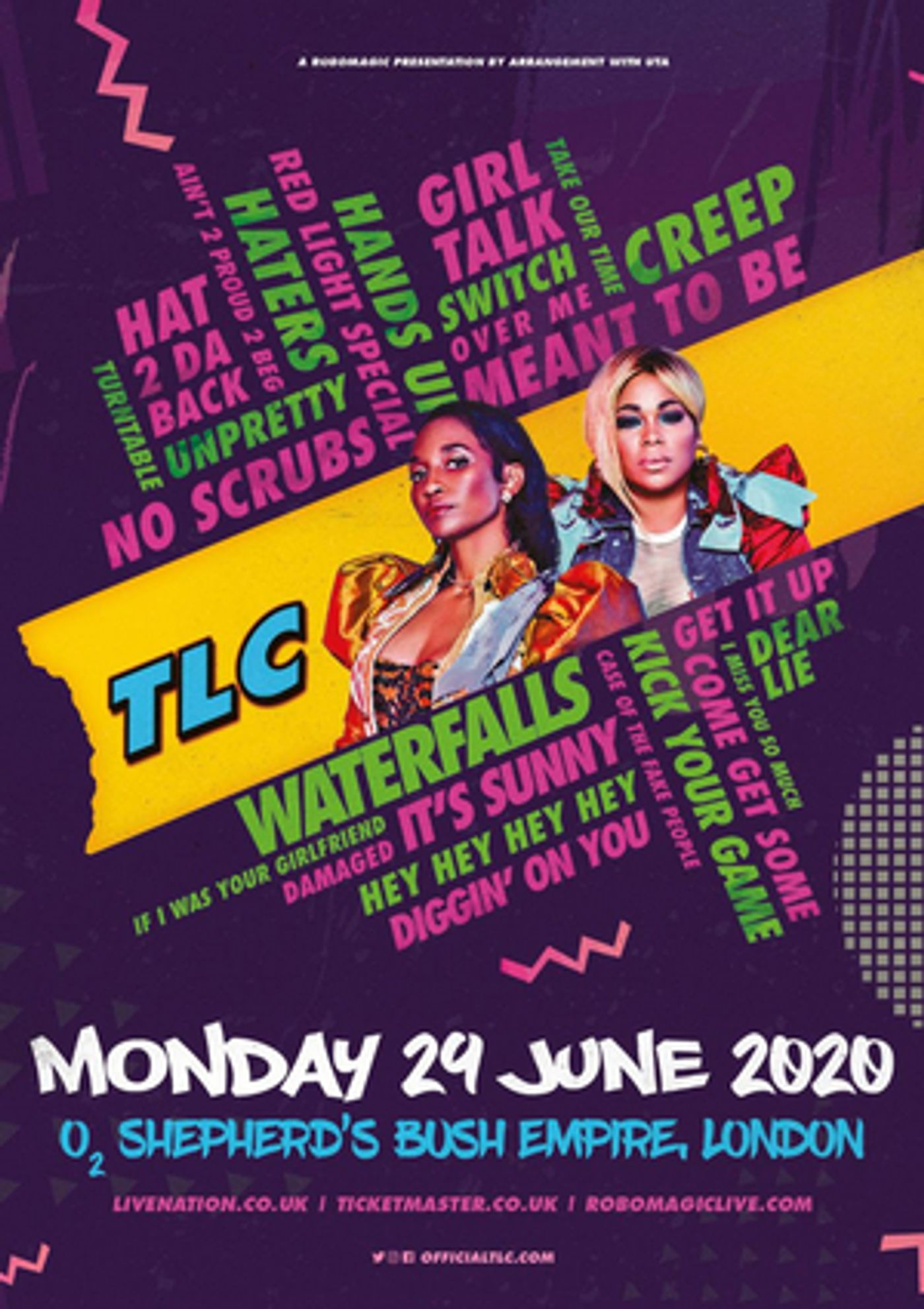 TLC Announces Return to London TLC Announces Return to London Image