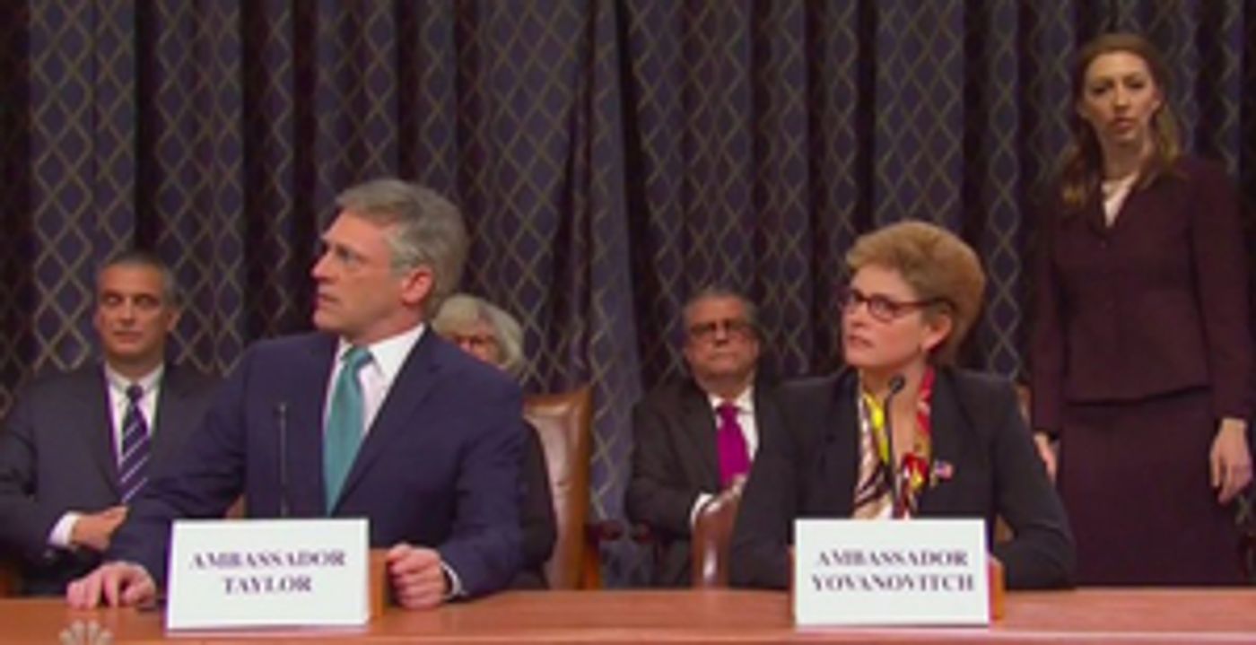 VIDEO: SATURDAY NIGHT LIVE Turns Trump's Impeachment Hearings Into a Soap Opera  Image