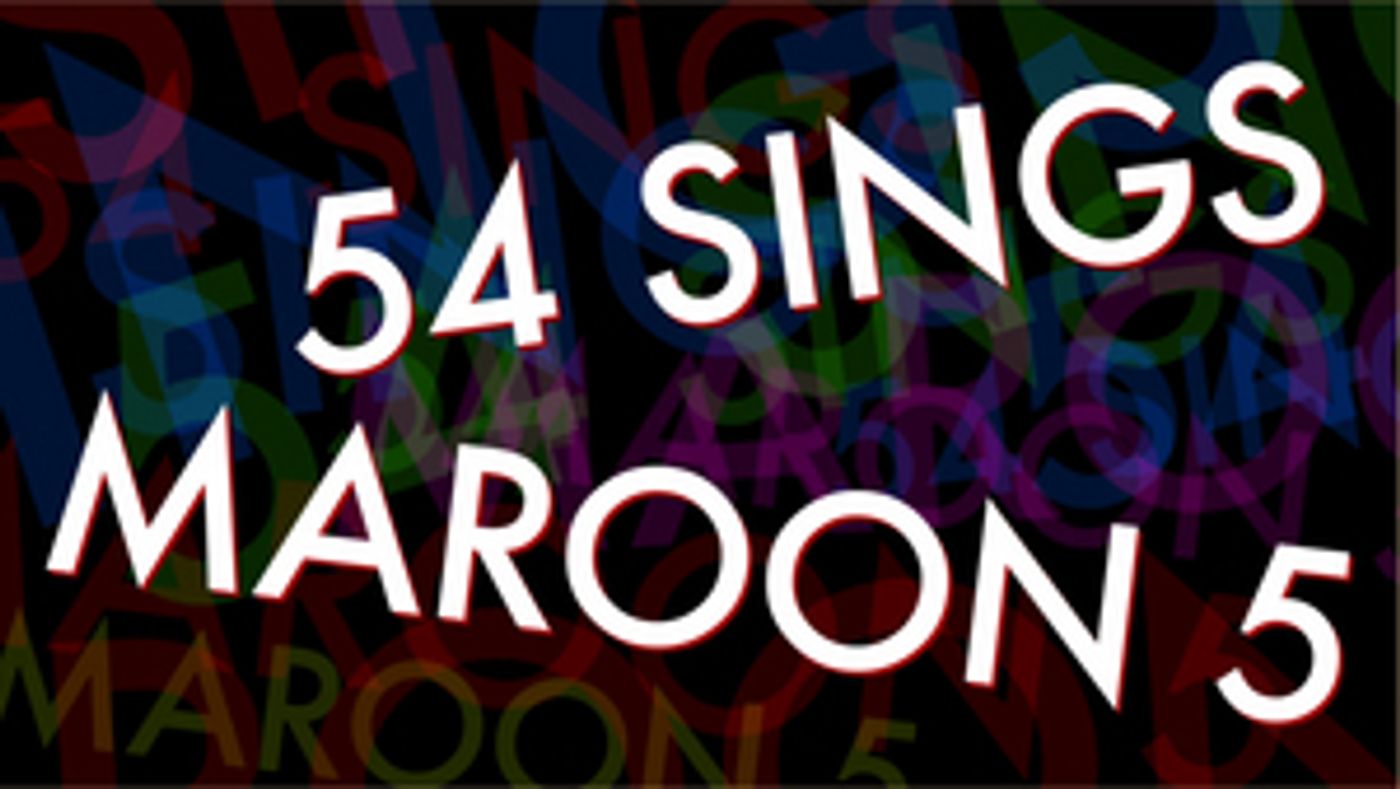 Review: Alan Wiggins and Nathan Salstone take lead in 54 SINGS MAROON 5 at 54 Below  Image