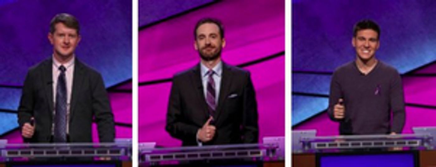 JEOPARDY Announces Special Competition Featuring the Three Highest Money Winners in Show History  Image