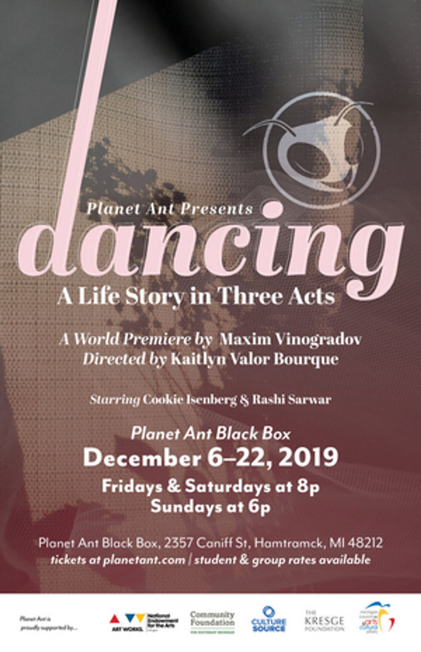 Planet Ant Theatre to Present World Premiere of DANCING  Image