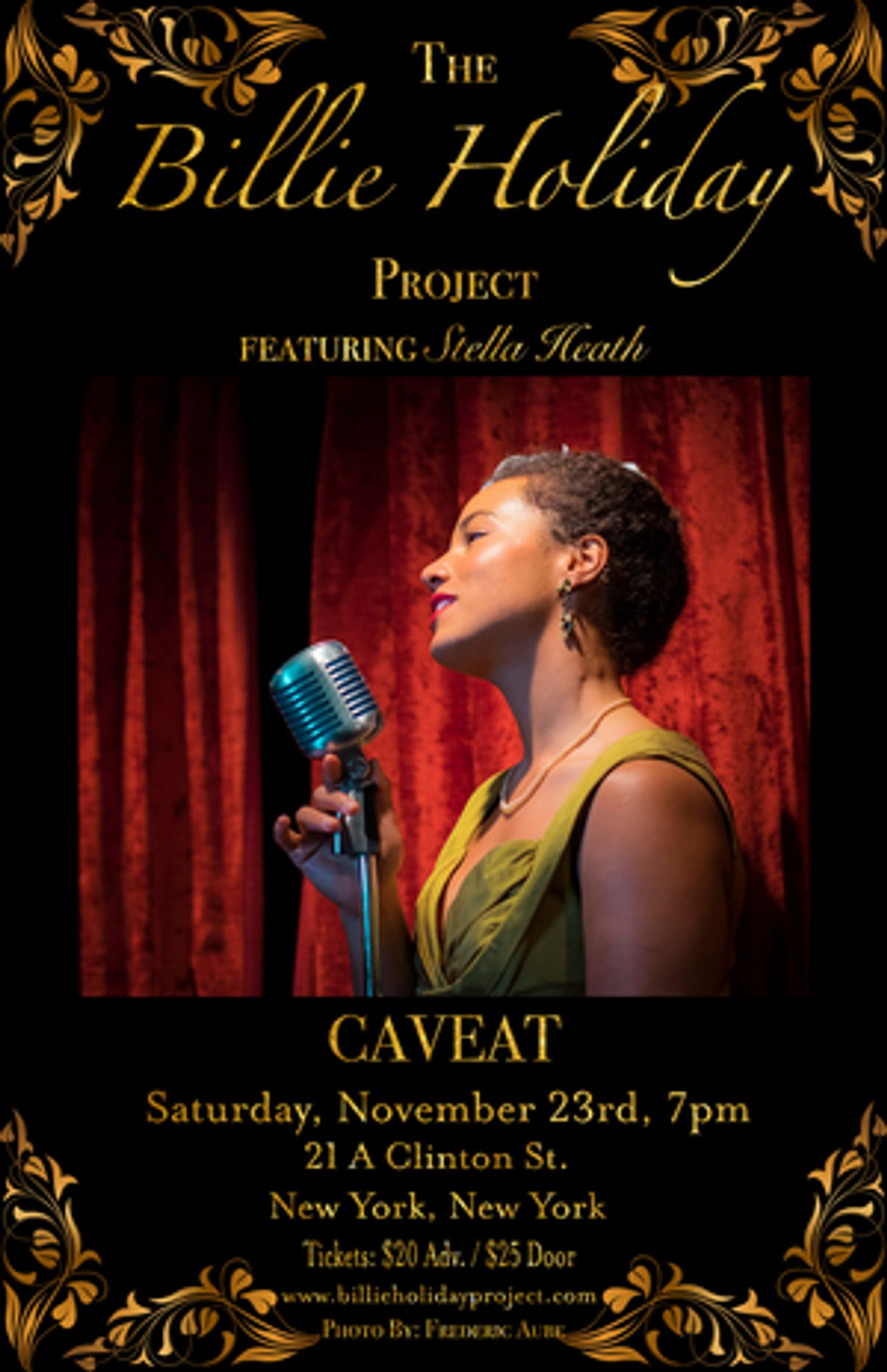 THE BILLIE HOLIDAY PROJECT is Coming to Caveat and The Duplex  Image