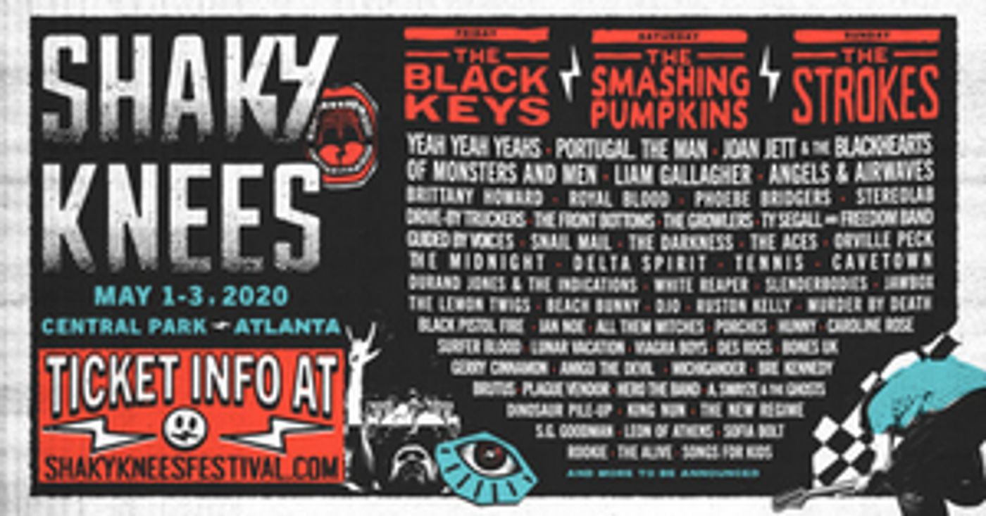 The Black Keys, The Smashing Pumpkins And The Strokes To Headline Shaky Knees Music Festival  Image