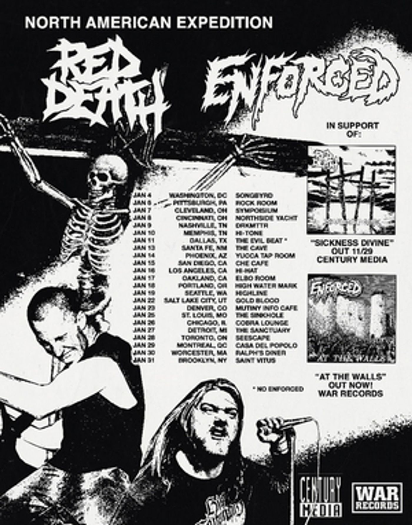Red Death Announce Co-Headline North American Expedition Tour with Enforced Red Death Announce Co-Headline North American Expedition Tour with Enforced Image