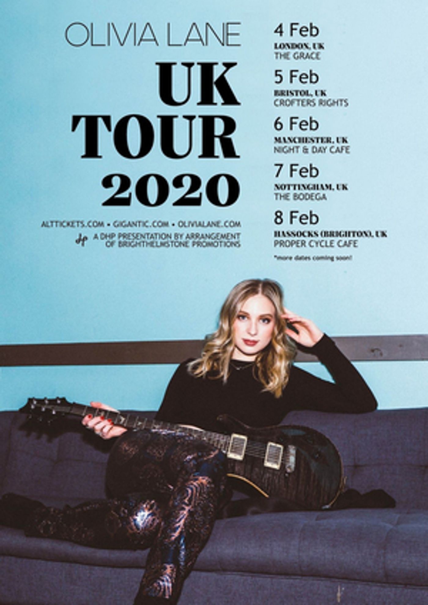Olivia Lane Announces UK Headline Tour In February 2020  Image