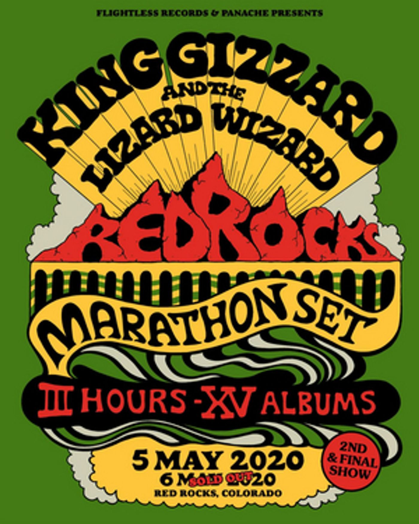 King Gizzard & The Lizard Wizard Add Second Red Rocks Marathon Show  Image
