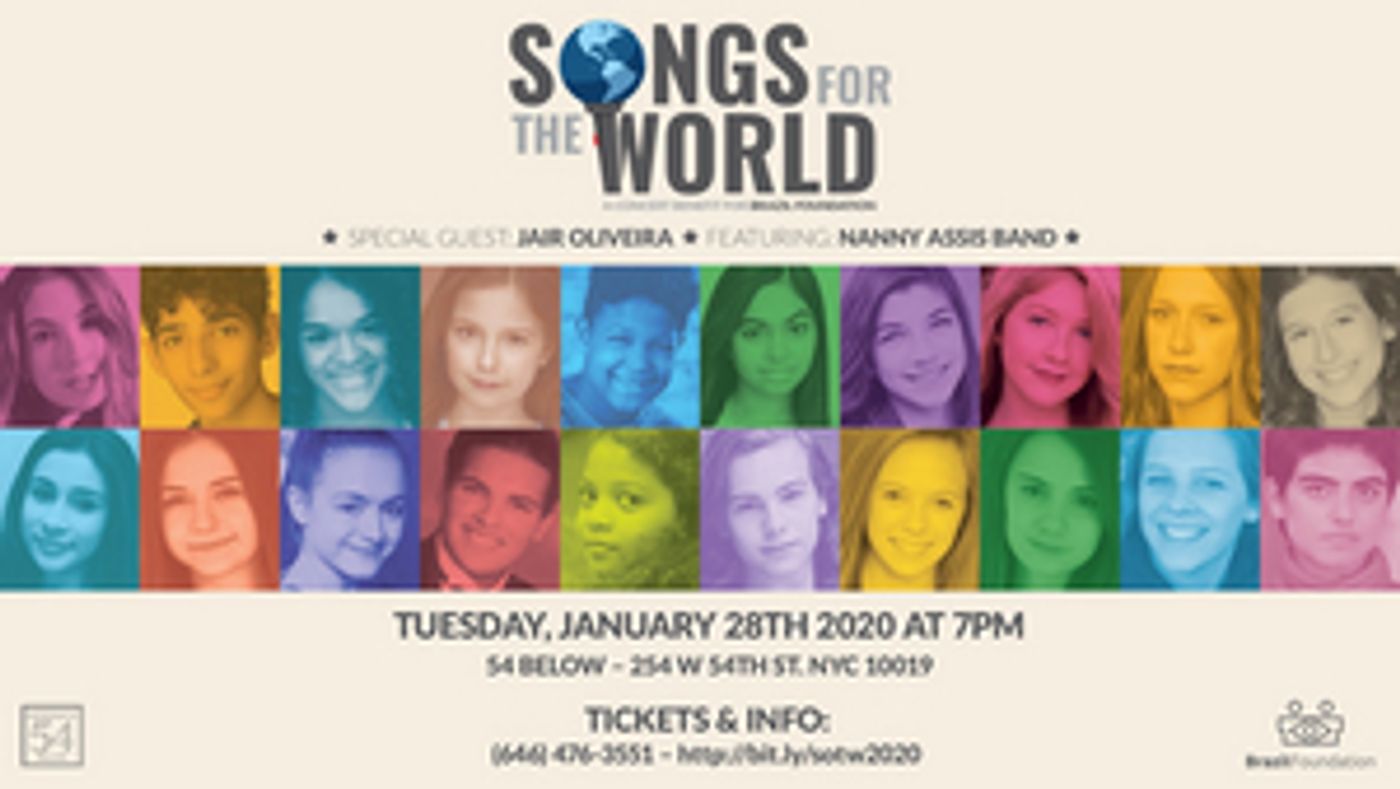 Feinstein's/54 Below to Present SONGS FOR THE WORLD January 28  Image