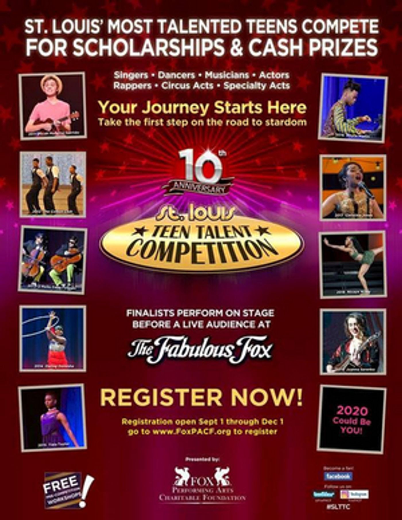 One Week Left to Register for the 10th Annual St. Louis Teen Talent Competition  Image