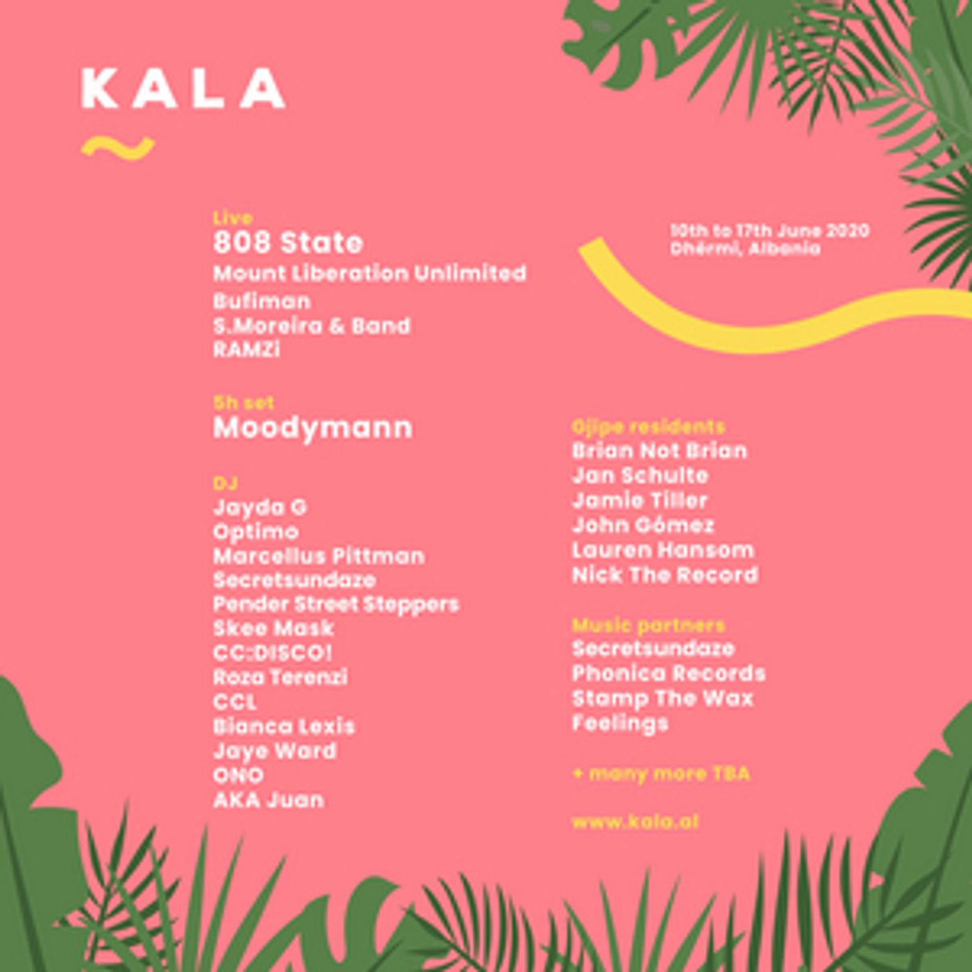 Kala Festival Confirms Moodymann, Jayda G, Optimo and More!  Image
