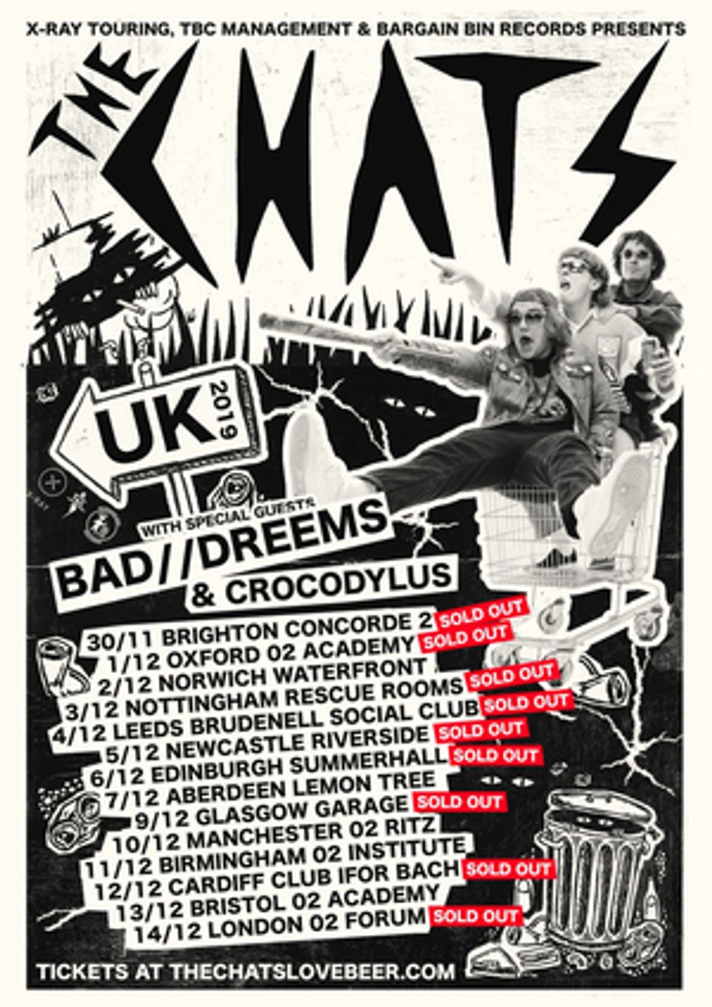 The Chats Sell Out 9 UK Shows Ahead of UK Tour The Chats Sell Out 9 UK Shows Ahead of UK Tour Image