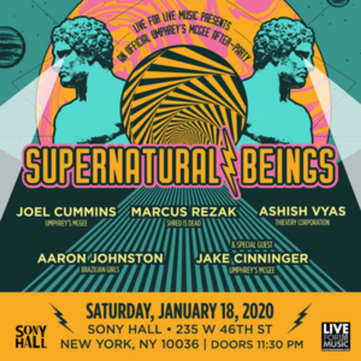 Supernatural Beings Announce UM Late-Night Show With Joel Cummins, Jake Cinninger & More  Image