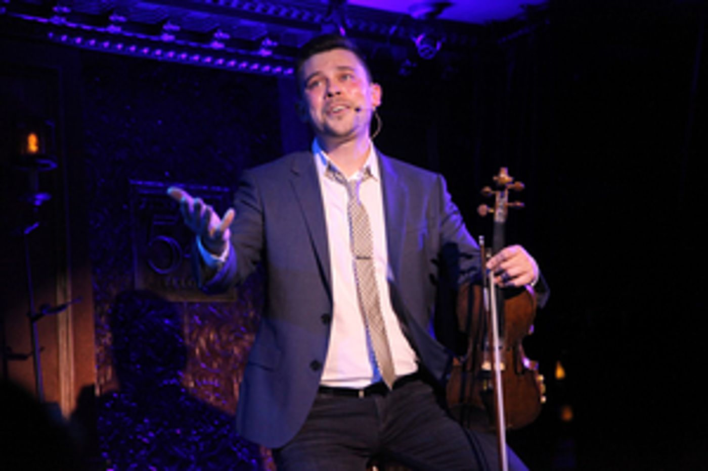 Review: Edmund Bagnell Hits a Sweet Note in HE PLAYS THE VIOLIN at 54 Below Review: Edmund Bagnell Hits a Sweet Note in HE PLAYS THE VIOLIN at 54 Below Image