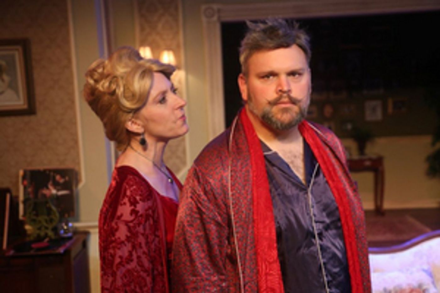 Review: Romantic Farce LIVING ON LOVE Highlighted by Brilliant Writing, Direction and Operatic Performance Perfection  Image